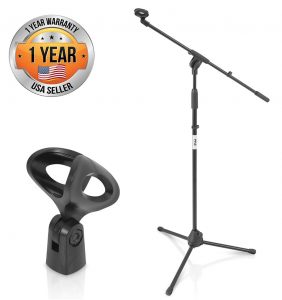 Pyle Foldable Tripod Microphone Stand