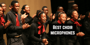 choir microphone front