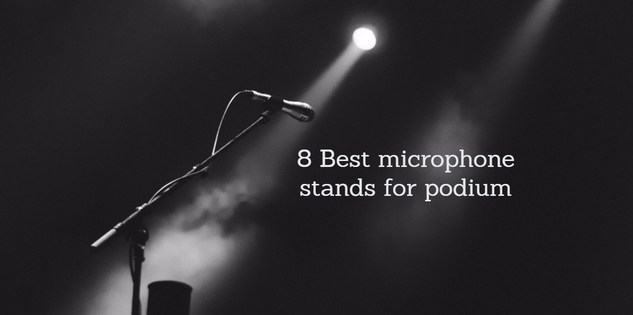 microphone stands for podium