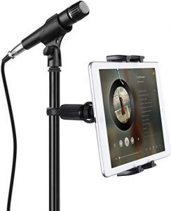 JUBOR Tablet Mounts for Microphone Stands